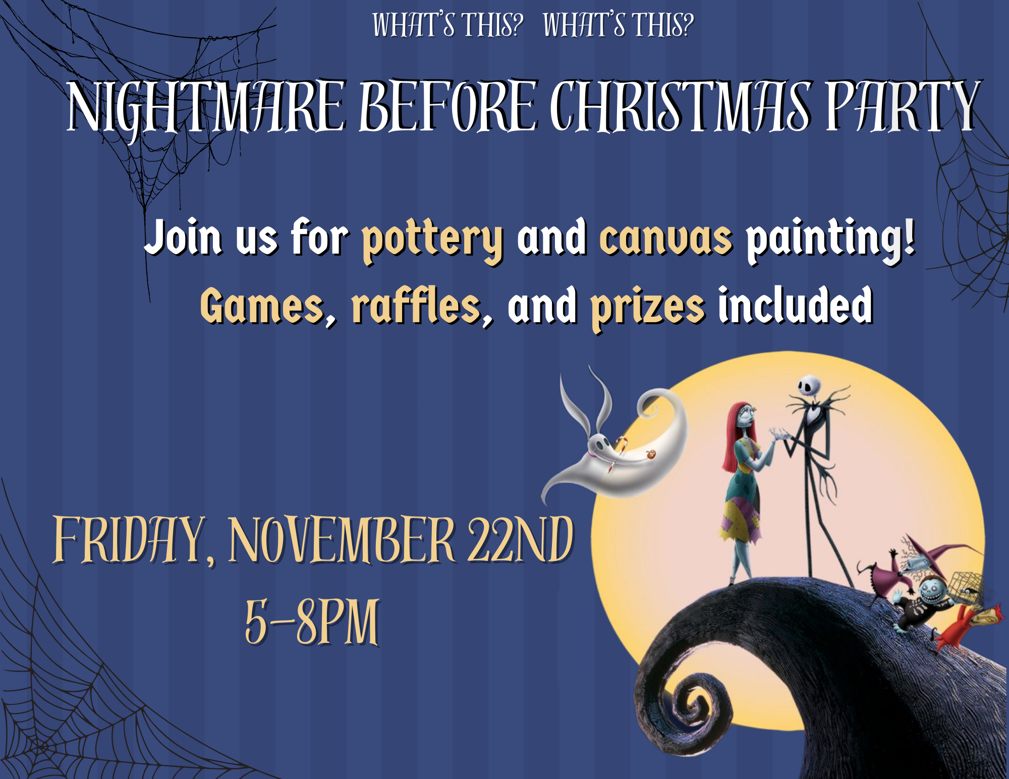 Nightmare Before Christmas Bash - Paint Party