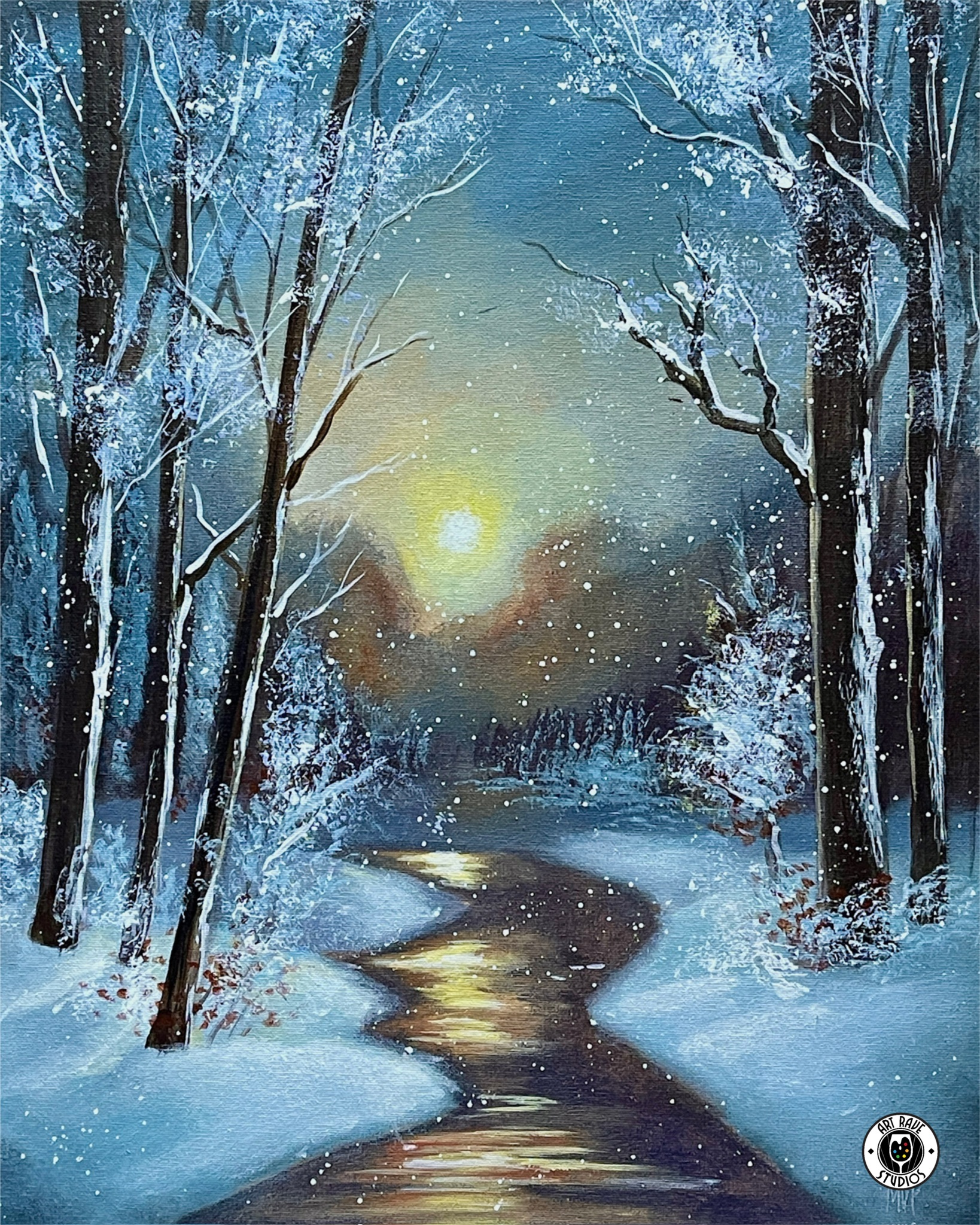 Winter Solstice - Canvas Paint & Sip