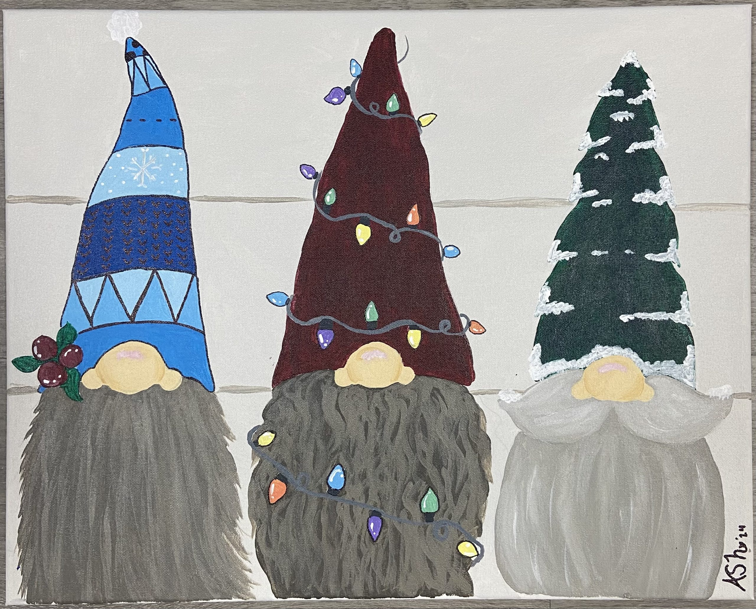 Winter Gnomes - Canvas Paint & Sip