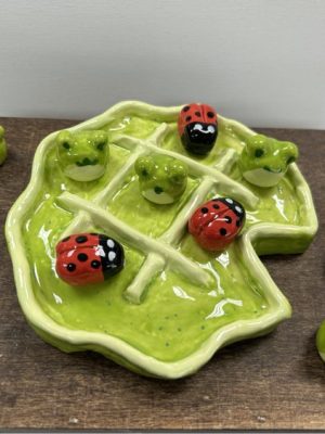 FrogLadybugLilypadTicTacToe