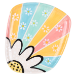 DAISY DAZE PLATE POTTERY PAINTING PROJECT
