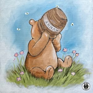 Silly Old Bear Canvas Design