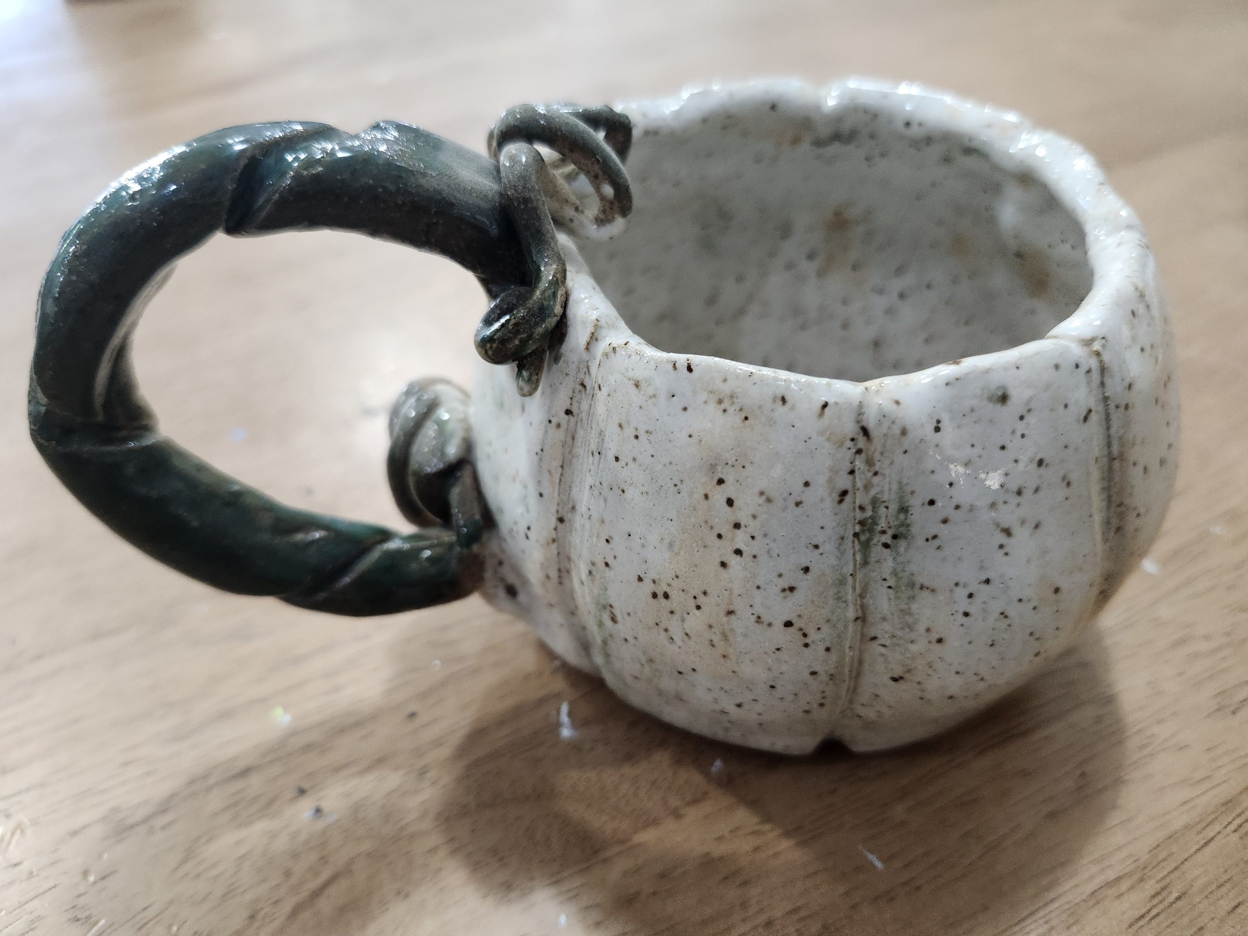 Festive Pumpkin Mug - Hand Building Clay Class