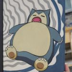Snorlax Canvas Painting Class - Kids And Family