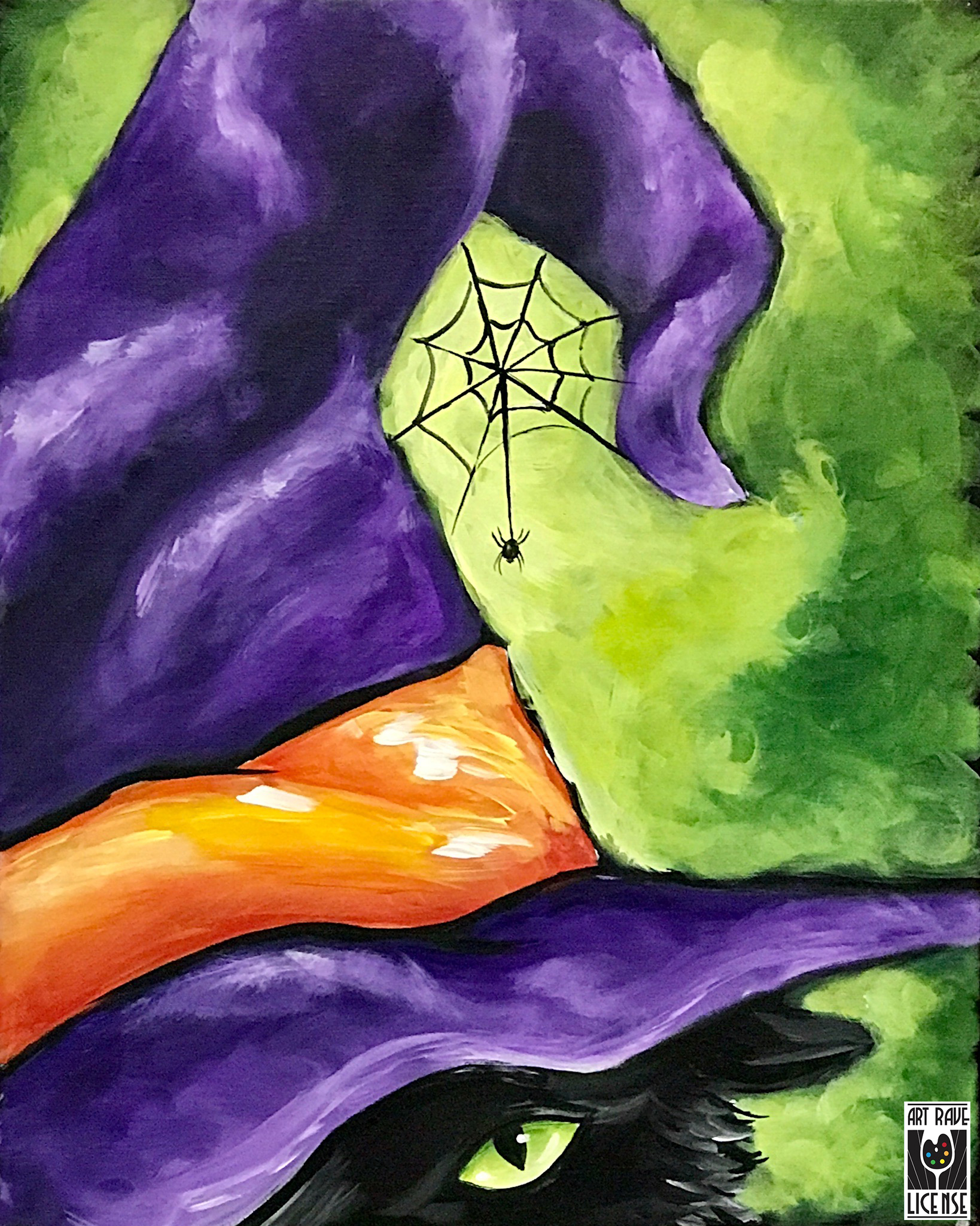Bad Kitty - Tween/Teen And Family Canvas Class