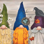 Fall Garden Gnomes - Canvas Paint & Sip