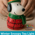 Snoopy Holiday Tea Light - Hand Building Clay Class