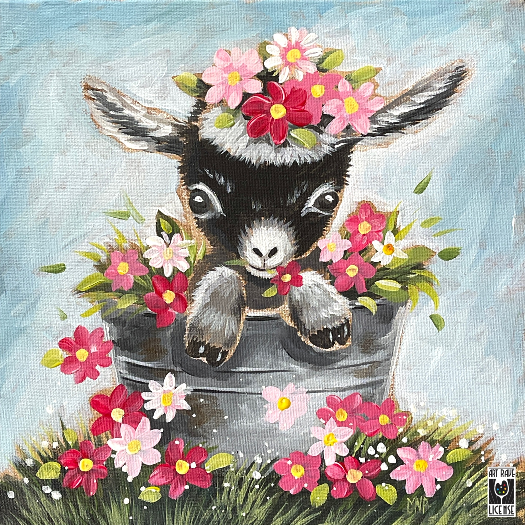 Billy In The Bucket Canvas Class - Teen and Up