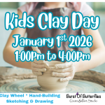 New Year Clay Kickoff – Kids Clay Day (Ages 8–14)