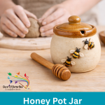 Hand-Build Clay Honey Jar