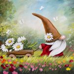 Taking Gnome The Daisies - Canvas Class