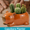 Clay Hand-Build: Capybara Planter