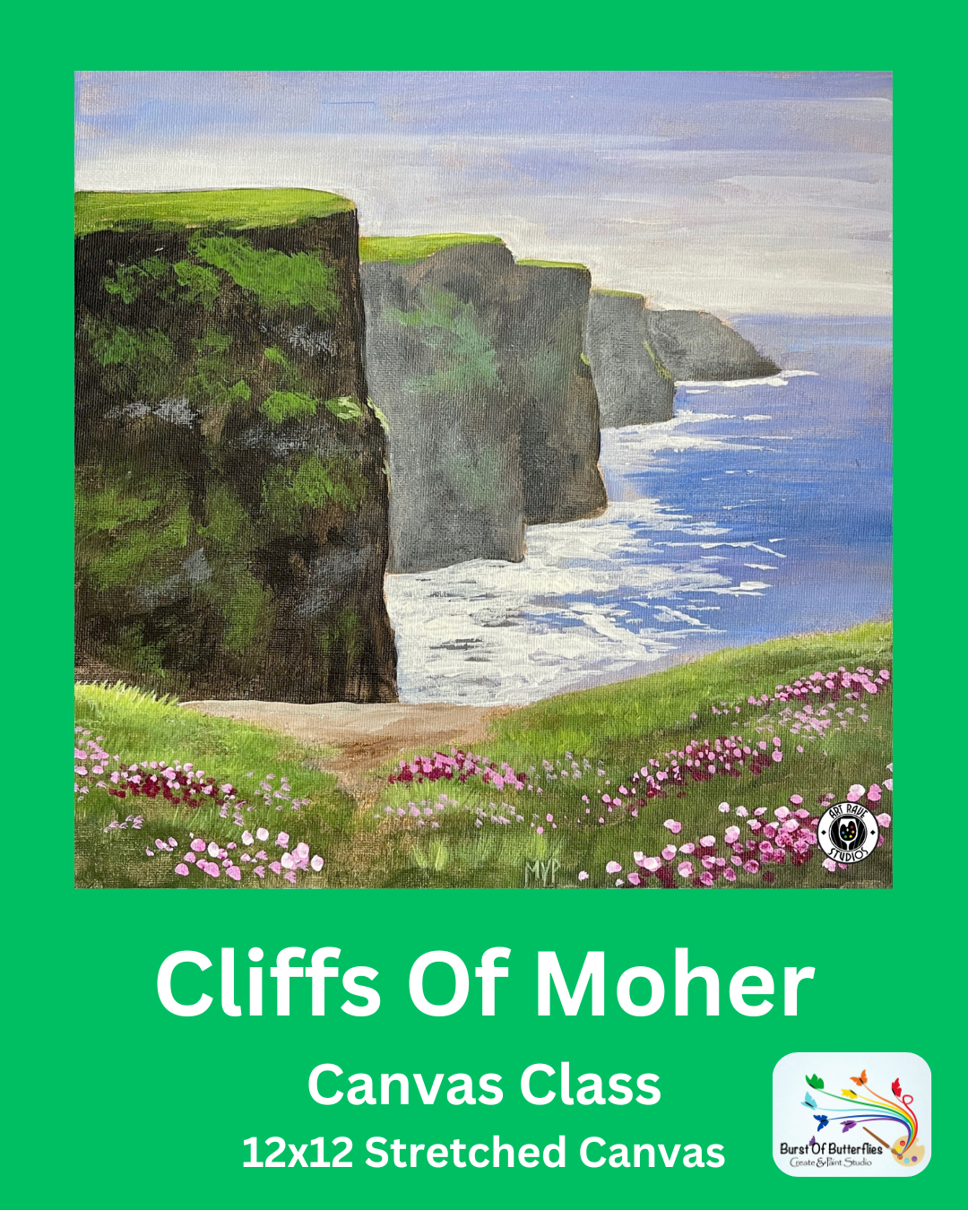 🎨 Canvas Class: Cliffs of Moher