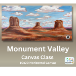 Monument Valley – Canvas Class (10x20 Horizontal)