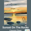 Sunset On The Rocks – Guided Canvas Class in Peoria AZ
