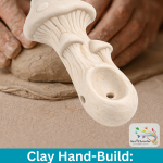 Clay Hand-Build: Whimsical Mushroom Pipe
