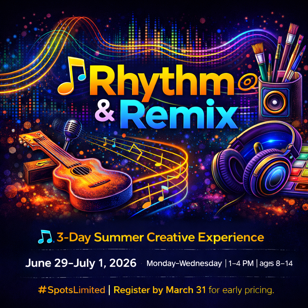 Summer Camp Art Experience at Burst Of Butterflies Studios - Rhythm & Remix