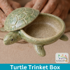 Clay Hand-Build: Turtle Trinket Box
