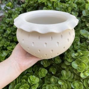 Wheel Thrown Strawberry Pot Class